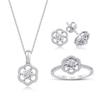 0.64 Carat Diamond Flower Trend Set