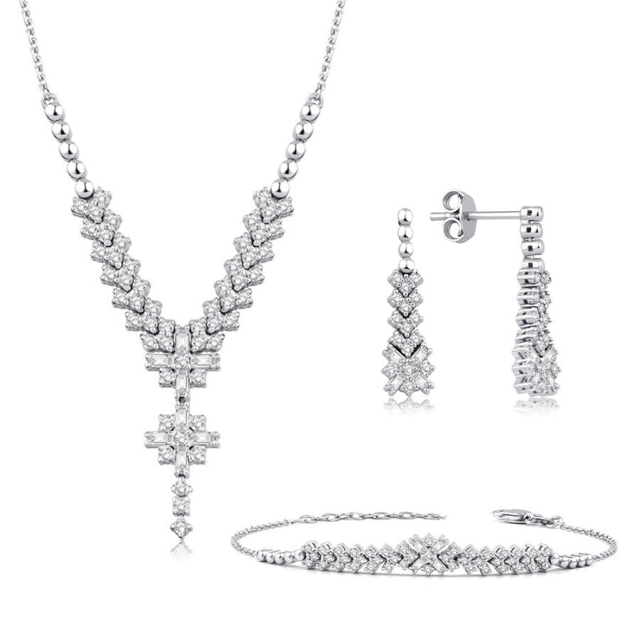 1.72 Carat Diamond Baguette Set