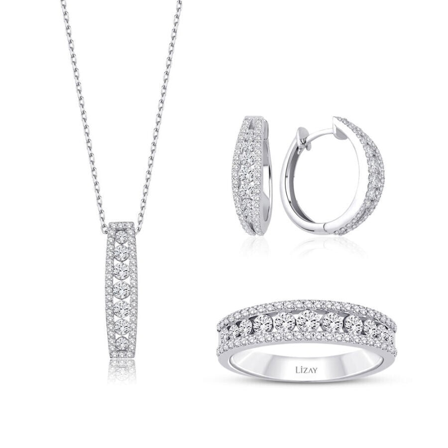1.96 Carat Diamond Aurora Set