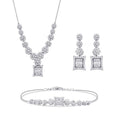 1.58 Carat Diamond Baguette Flower Set