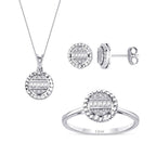 0.39 Carat Diamond Baguette Set