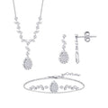 0.29 Carat Diamond Pear Set