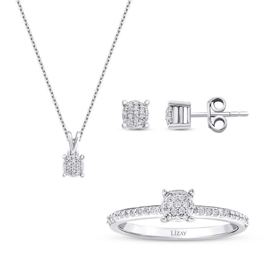0.37 Carat Diamond Trend Solitaire Set