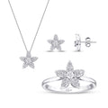 0.66 Carat Diamond Flower Set