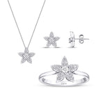 0.66 Carat Diamond Flower Set