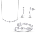 0.81 Carat Diamond Baguette Set