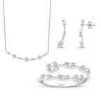 0.81 Carat Diamond Baguette Set