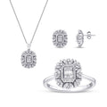 1.25 Carat Diamond Baguette Set