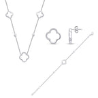 0.51 Carat Diamond Clover Set