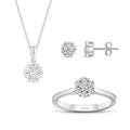 0.88 Carat Diamond Trend Flower Set
